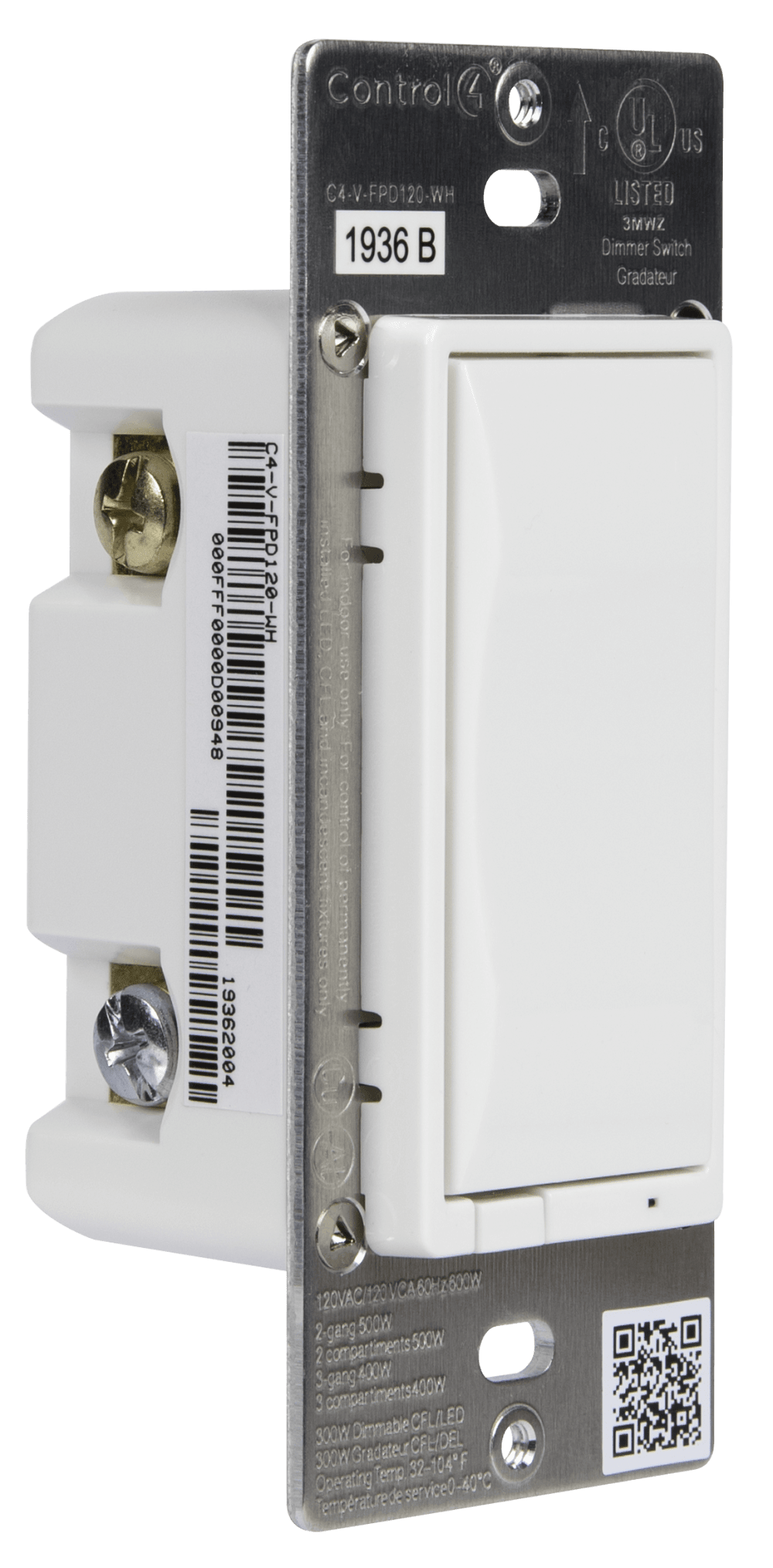 Control4® Essential Forward Phase Dimmer, 120V (White)