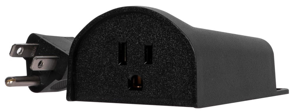 Control4® Outdoor Plug-In Outlet Switch, 120V (Black)