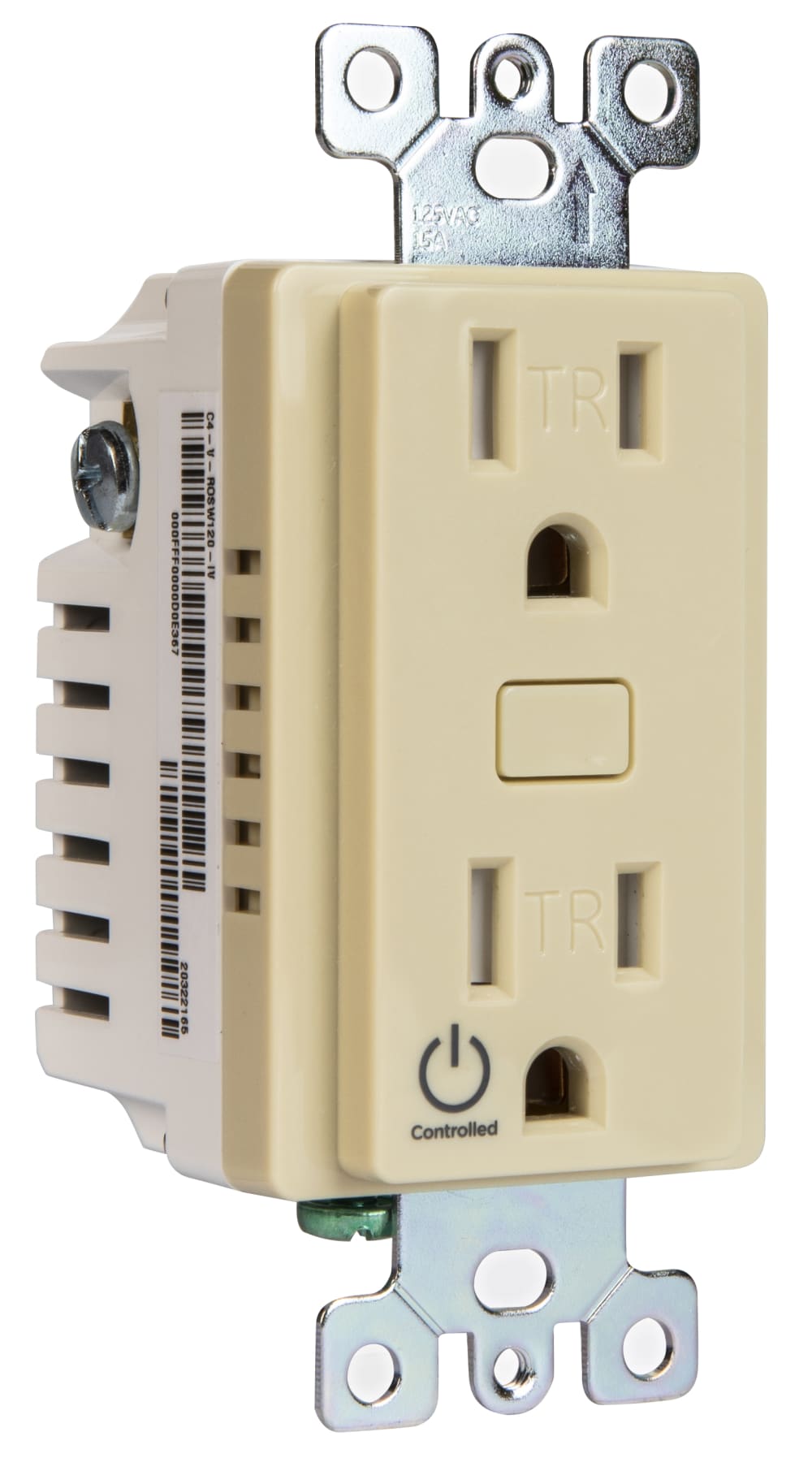 Control4® Receptacle Outlet Switch, 120V (Ivory)