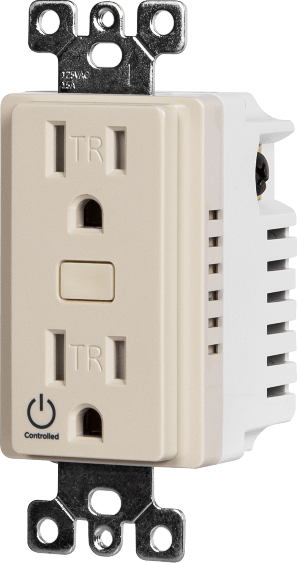 Control4® Receptacle Outlet Switch, 120V (Light Almond)