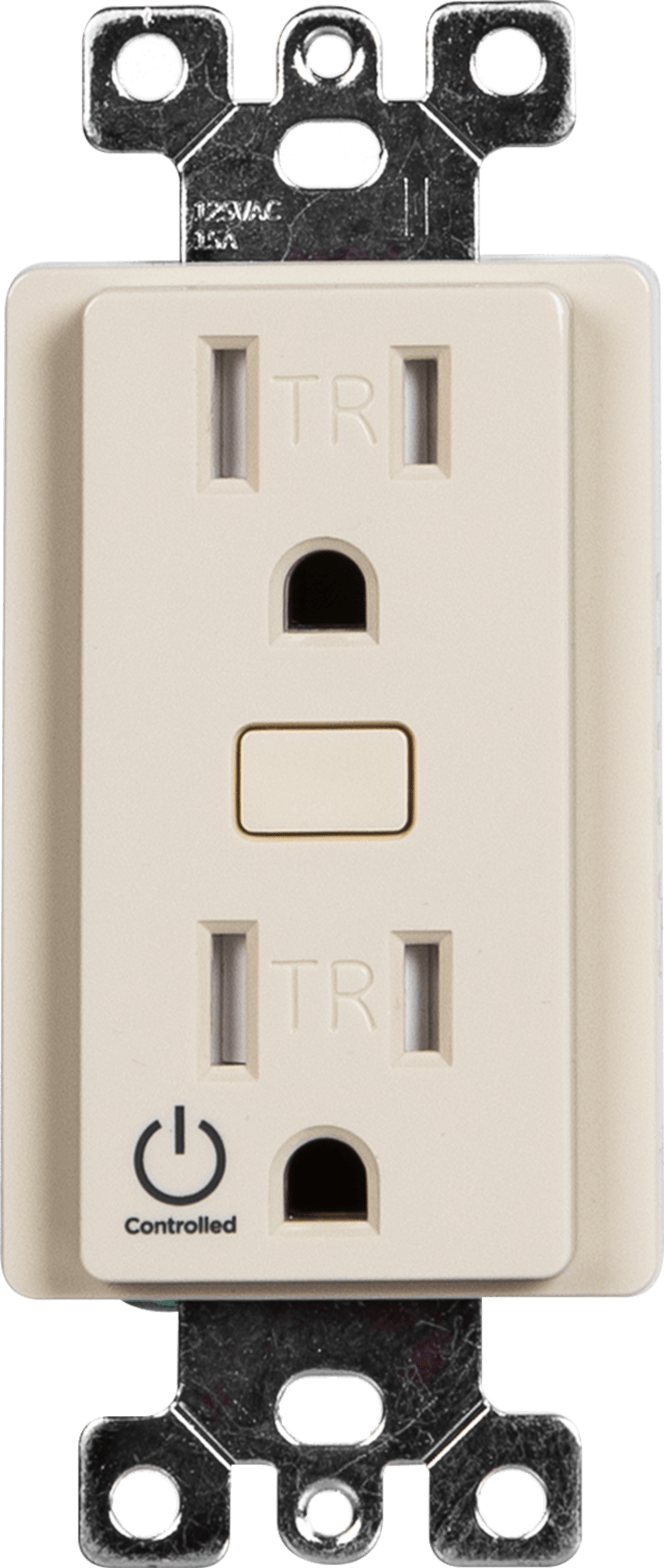 Control4® Receptacle Outlet Switch, 120V (Light Almond)
