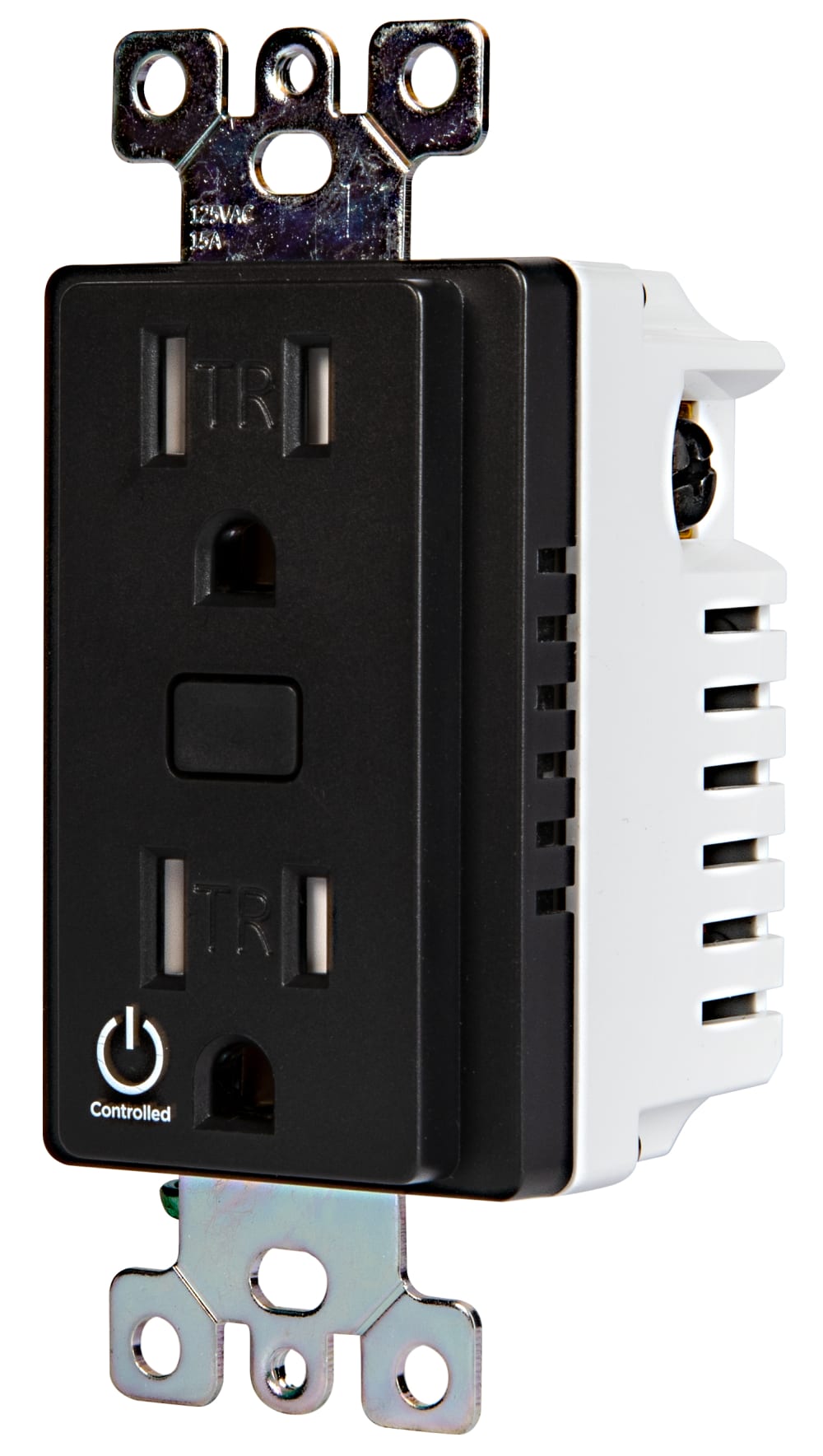 Control4® Receptacle Outlet Switch, 120V (Midnight Black)