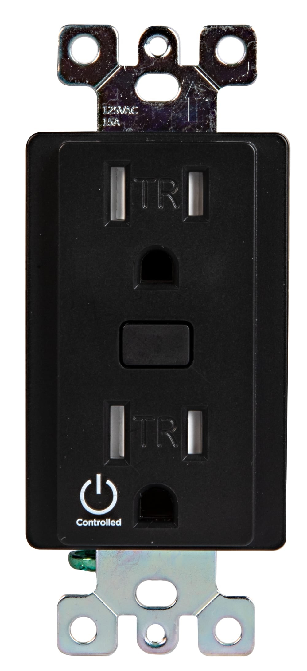 Control4® Receptacle Outlet Switch, 120V (Midnight Black)