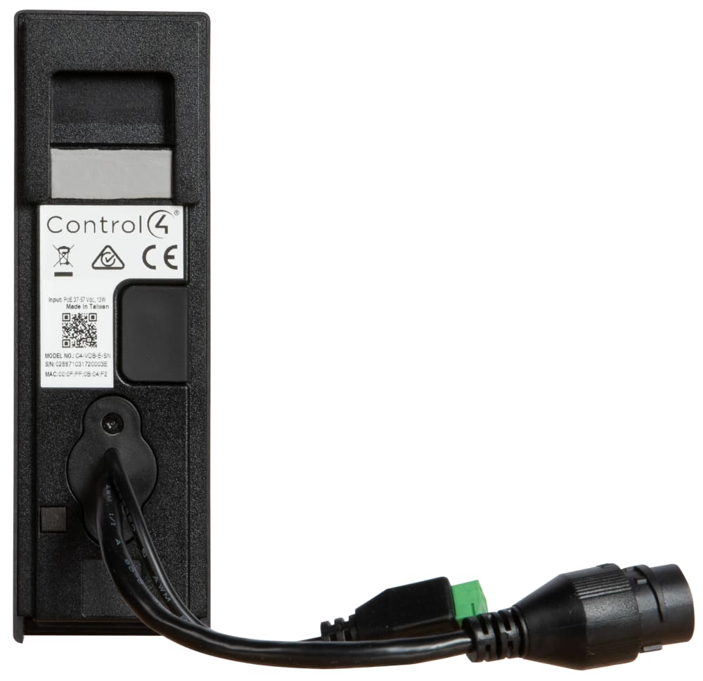 Control4® Chime Video Doorbell, PoE (Satin Nickel)