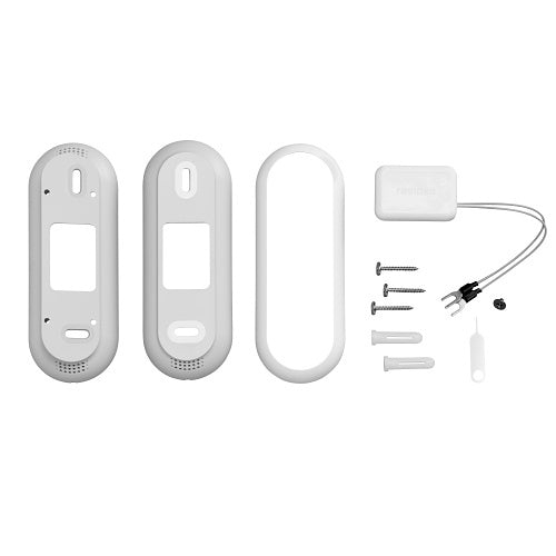 First Alert CAMW-WDB VX1 HD Video Doorbell, White/Gray Trim