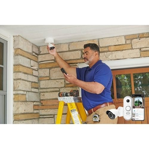 First Alert CAMWE-WO VX3 2MP HD Outdoor Camera, White