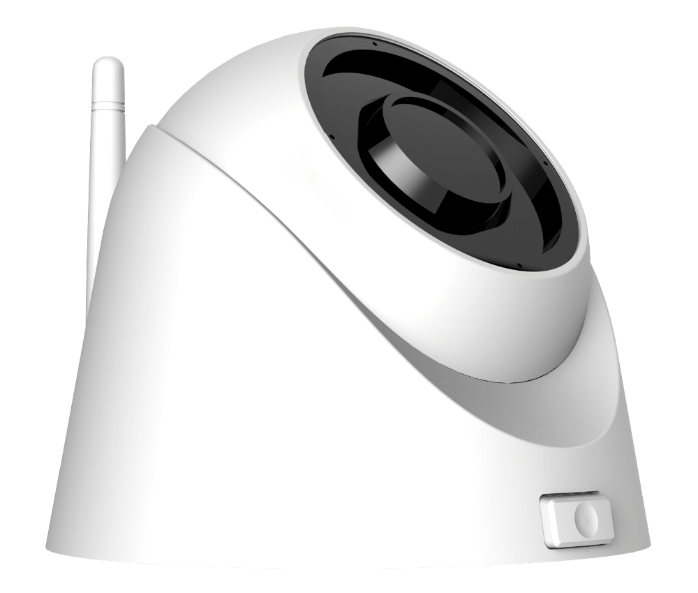 ClareVision 4MP IP Wi-Fi Turret Camera (White)