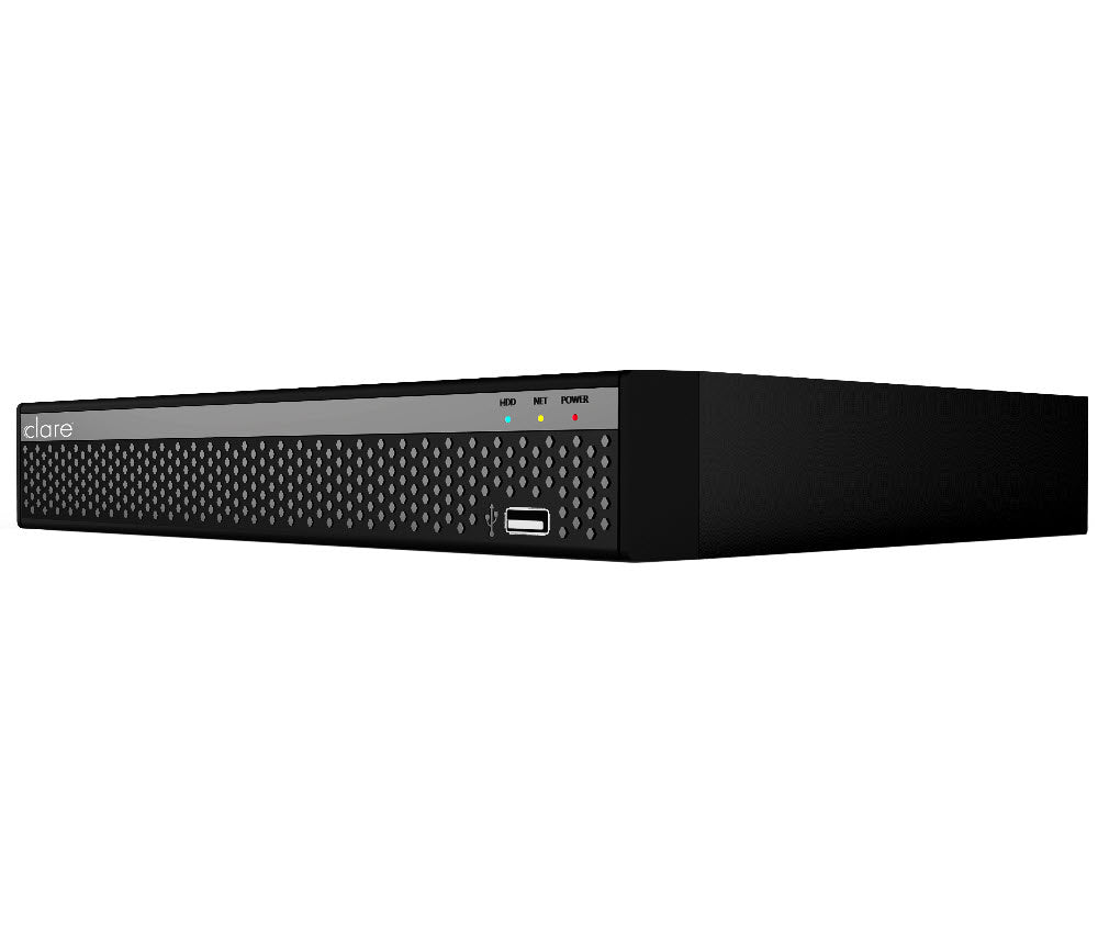 ClareVision 4 Channel NVR | 1TB HDD