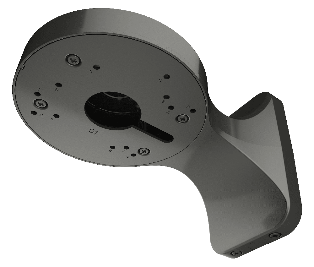 ClareVision Wall Bracket for Fixed Lens Dome Cameras (Black)