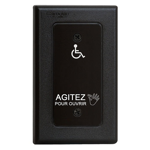Camden CM-324/42FR 1-Relay Wired touchless Switch, 'Wave to Open' Text and Wheelchair Symbol