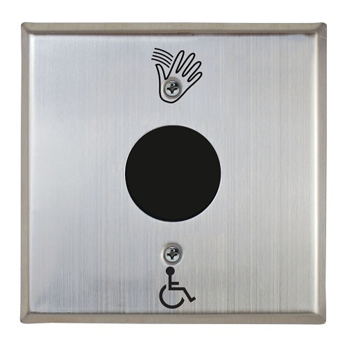 Camden CM-331/44SW Wired Touchless Switch with Built-In Door Control, 1 Relay,	Hand Icon and Wheelchair Symbol,