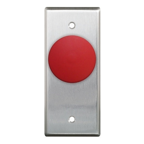 Camden CM-420NR Narrow Red Button, Normally Open and Normally Closed Contacts