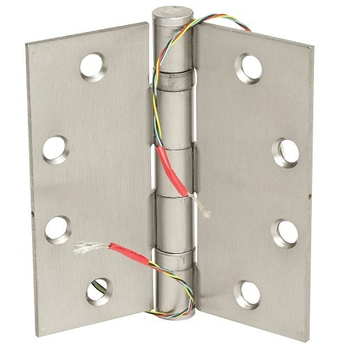 Command Access ETH2WH4545 652 5SW 2-Wire Energy Transfer Hinge, 4-1/2" x 4-1/2", 5 Knuckle Standard Weight, 18AWG, Satin Chromium Plated Finish