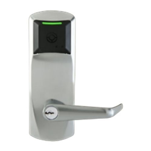 Keyscan E79N2031LLBF00626 E-Plex 7900 Series Prox RFID Wireless Lock, Cylindrical, Satin Chrome