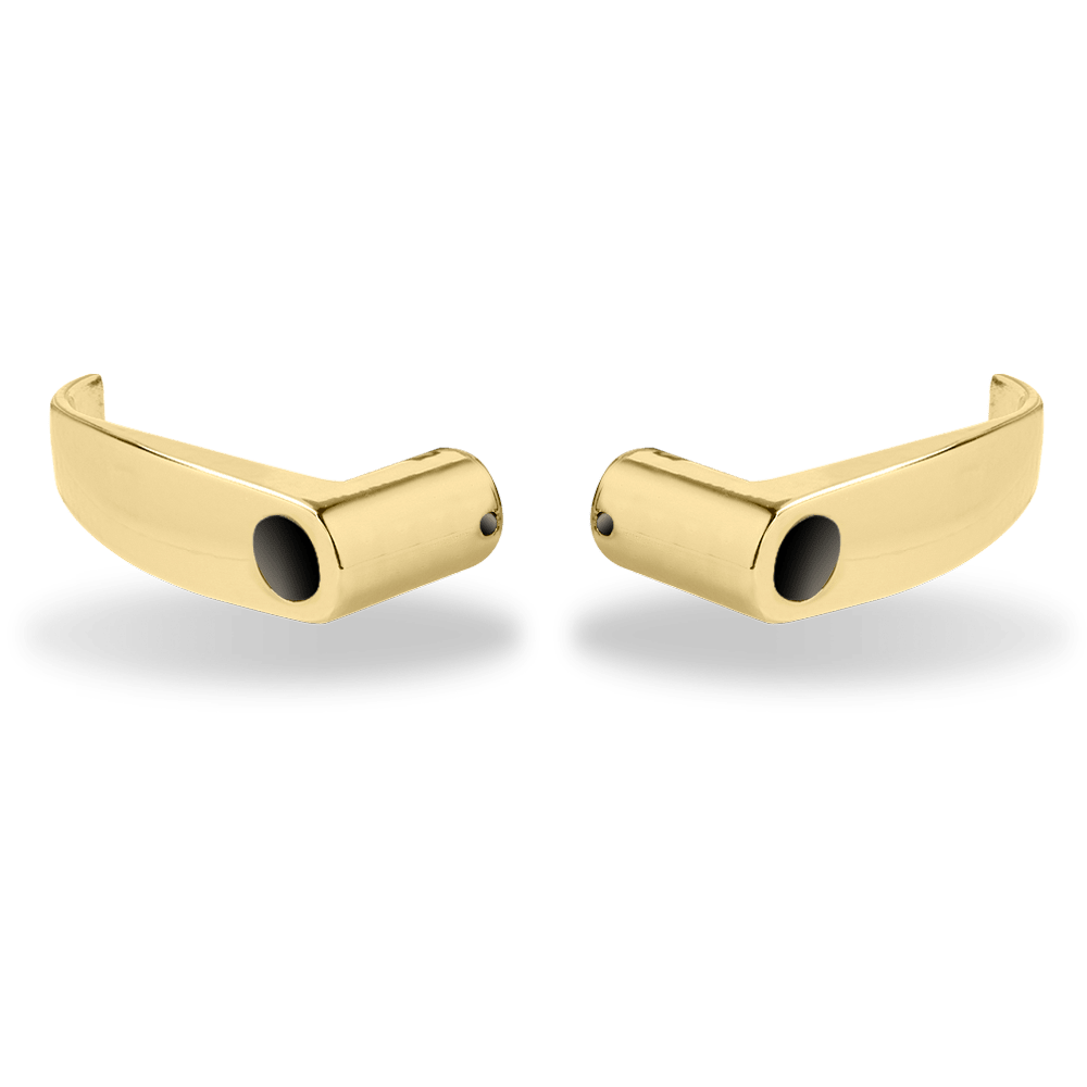 Non-US Yale® Cascade Lever Pair US3 (Polished Brass)