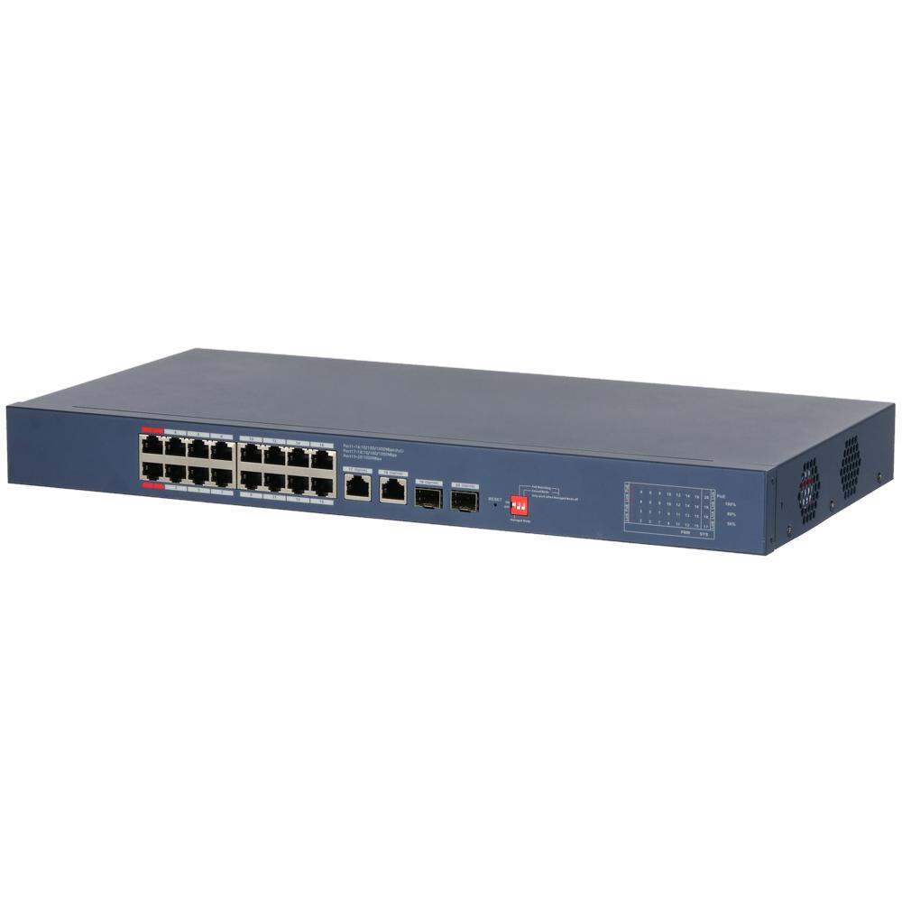 Cymbol 20-Port Cloud Managed Desktop Gigabit Switch with 16-Port PoE