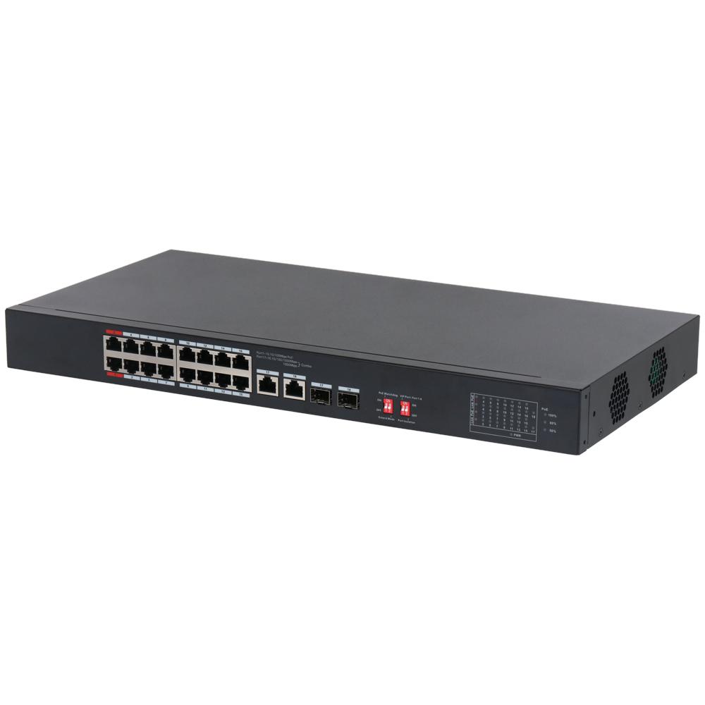 Cymbol 18-Port Unmanaged Desktop Switch with 16-Port PoE