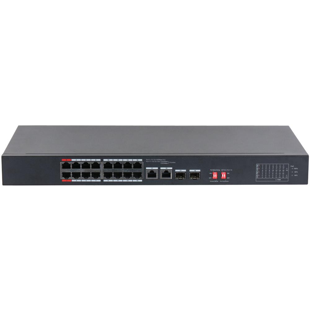 Cymbol 18-Port Unmanaged Desktop Switch with 16-Port PoE
