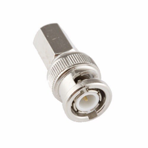 Cymbol BNC Plug [Hexagon] Twist-On RG59 Superior Quality – 10 pcs.