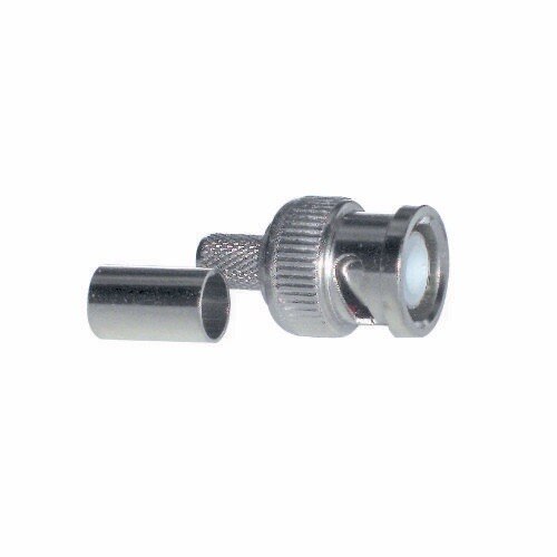 Cymbol BNC Crimp-On Plug for RG59 w/2 Gold Pins – 10 pcs.