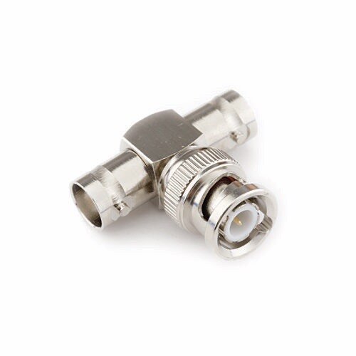 Cymbol \\"T\\" Adaptor BNC Male to 2 BNC Females – 10 pcs.