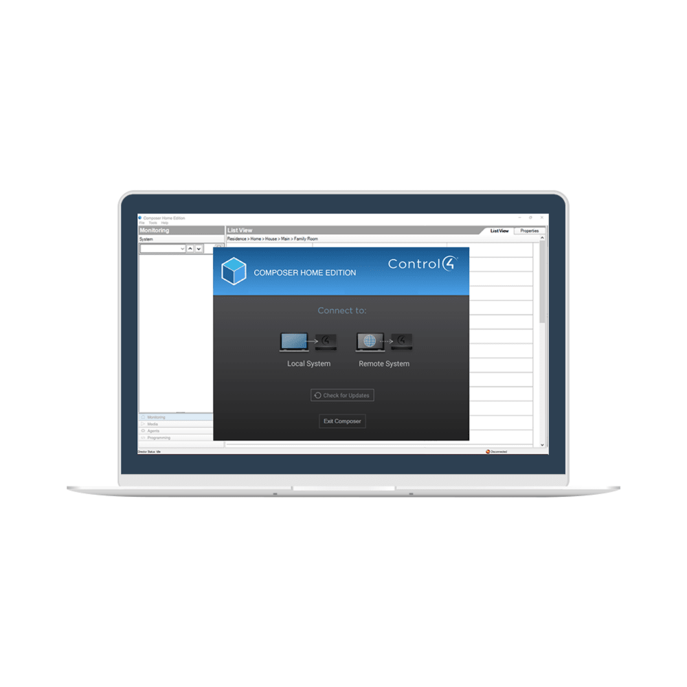 Control4® Composer Home Edition Standalone