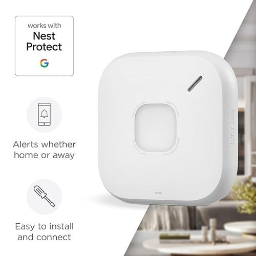 First Alert FSMCO600NVACACL1 SC5 Hardwire Smart Smoke and Carbon Monoxide Alarm with Voice Alerts and App Connectivity