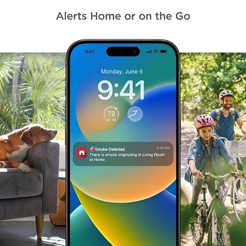 First Alert FSMCO600NVACACL1 SC5 Hardwire Smart Smoke and Carbon Monoxide Alarm with Voice Alerts and App Connectivity