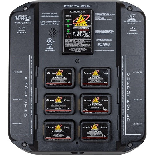 DITEK DTK-120X12 Total Surge Solution for Fire Alarm Systems