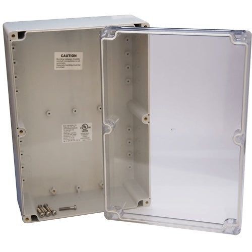 DITEK 171-109 NEMA 4X Enclosure, 10.43" 7.28" 3.74", Clear Cover