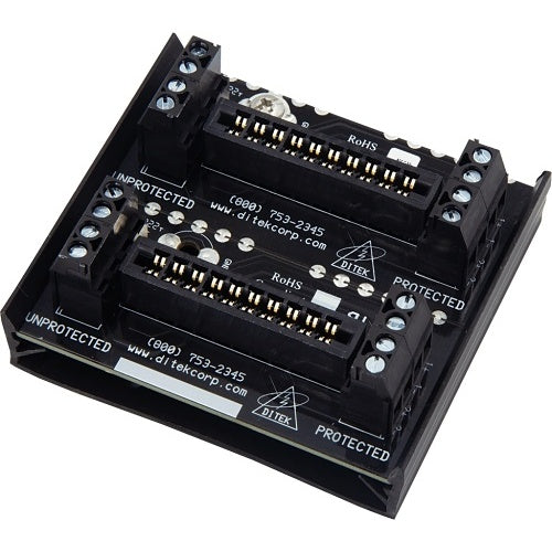 DITEK DTK-2MB Snap-Track Type Mounting Base Series, Two Module Snaptrack-type Base for DTK-2MHLP Series