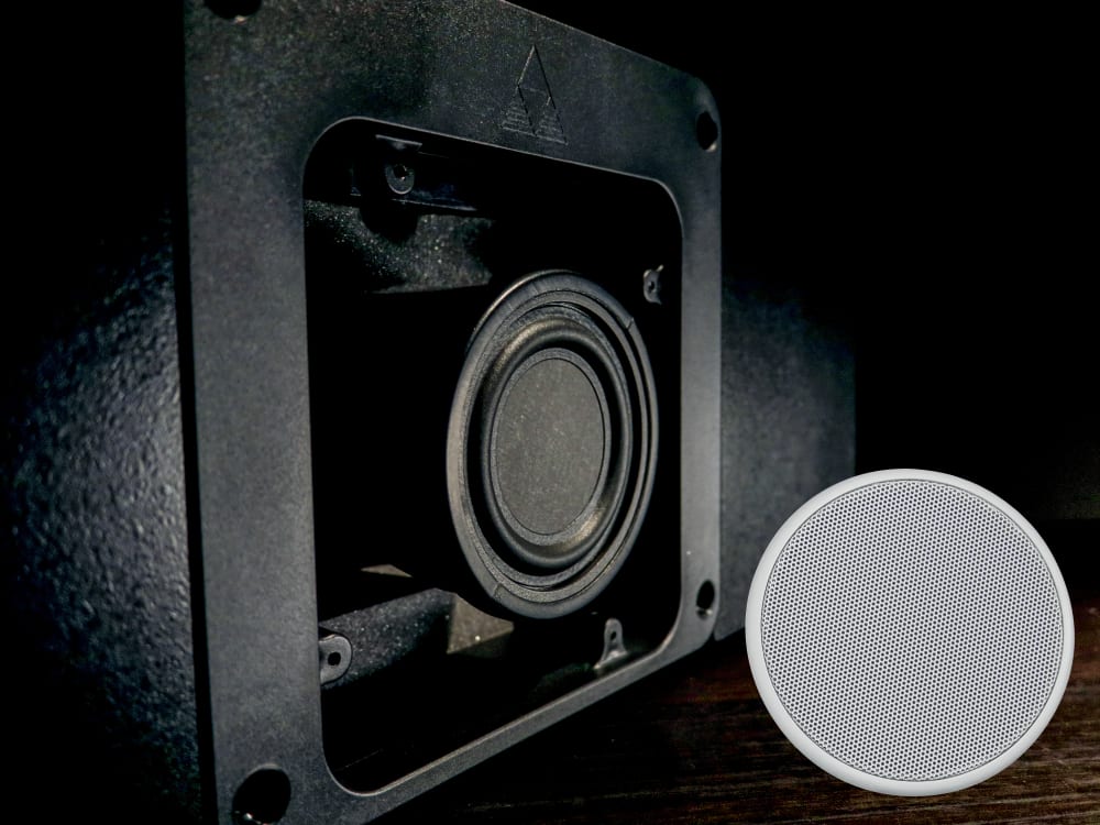 Triad InCeiling DS4/9 FR with Round Micro Frame Grille