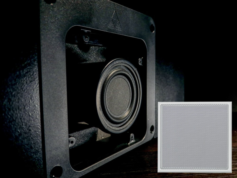 Triad InCeiling DS4/9 FR with Square Micro Frame Grille
