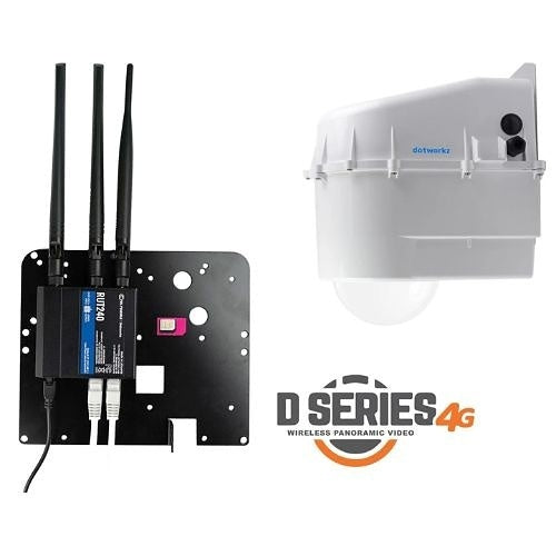 Dotworkz D3-CD COOLDOME Active Cooling Camera Enclosure for PTZ and Dome Cameras, 12VDC, White