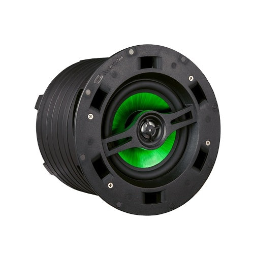 Beale Street IC6-MB 6-1/2\\" In-Ceiling 2-Way Speaker with 1\\" Aluminum Dome Pivoting Tweeter