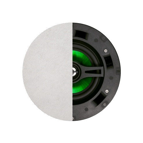 Beale Street IC6-MB 6-1/2\\" In-Ceiling 2-Way Speaker with 1\\" Aluminum Dome Pivoting Tweeter