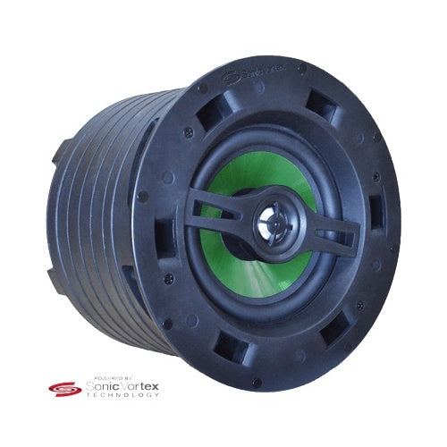 Beale Street IC6-MB 6-1/2\\" In-Ceiling 2-Way Speaker with 1\\" Aluminum Dome Pivoting Tweeter