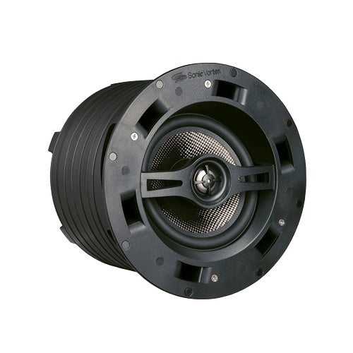 Beale Street ICA6-BB 6.5\\" Carbon Fiber 2-Way In-Ceiling Angled Speaker Powered by Sonic Vortex