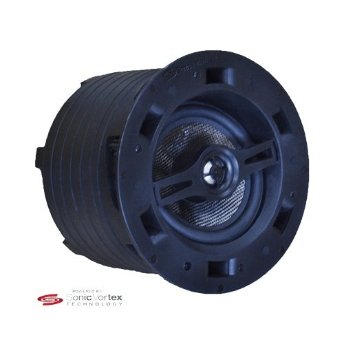 Beale Street ICA6-BB 6.5\\" Carbon Fiber 2-Way In-Ceiling Angled Speaker Powered by Sonic Vortex