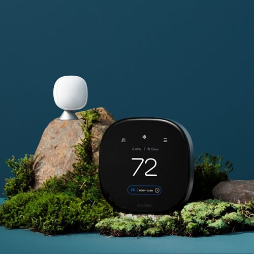 ecobee EB-STATE6PB-01 Smart Thermostat Premium with Wi-Fi, 24VAC