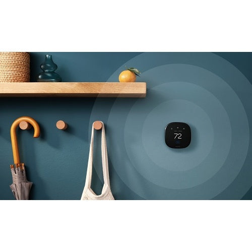 ecobee EB-STATE6PB-01 Smart Thermostat Premium with Wi-Fi, 24VAC