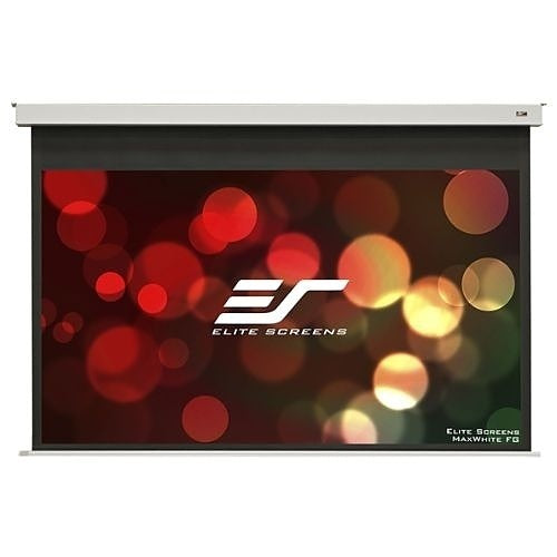 Elite Screens EB92HW3-E12 Evanesce Tab-Tension B Series 92\\" In-Ceiling Recessed Projection Screen