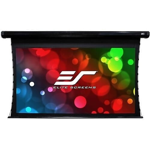 Elite Screens TE110HR2-DUAL 110\\" diag. CineTension WraithVeil Dual Electric Projector Screen, 16:9, CineWhite Surface