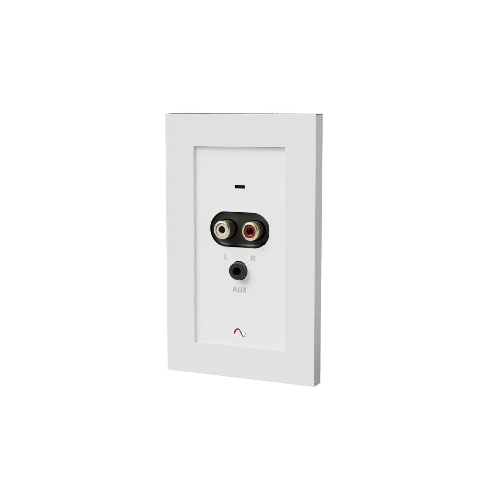 Episode® Business Music Solution RCA 3.5mm Input Wall Plate (White)