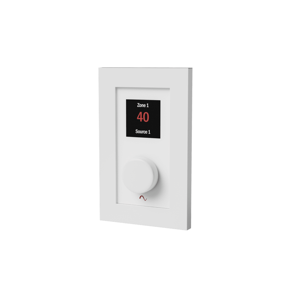 Episode® Business Music Solution Zone-Source Controller Wall Plate (White)