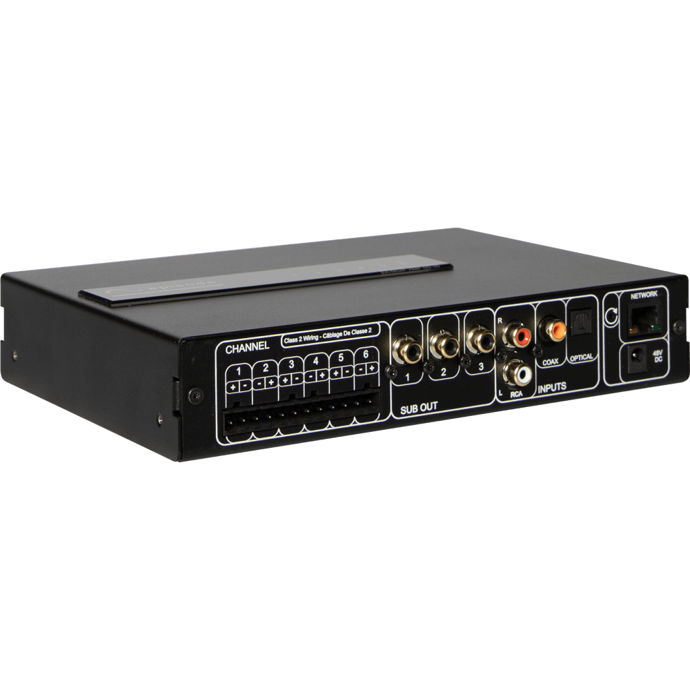 Episode 50W, 6 Channel POE Matrix Switching Amp DSP Config W/ MoIP Streaming Capability