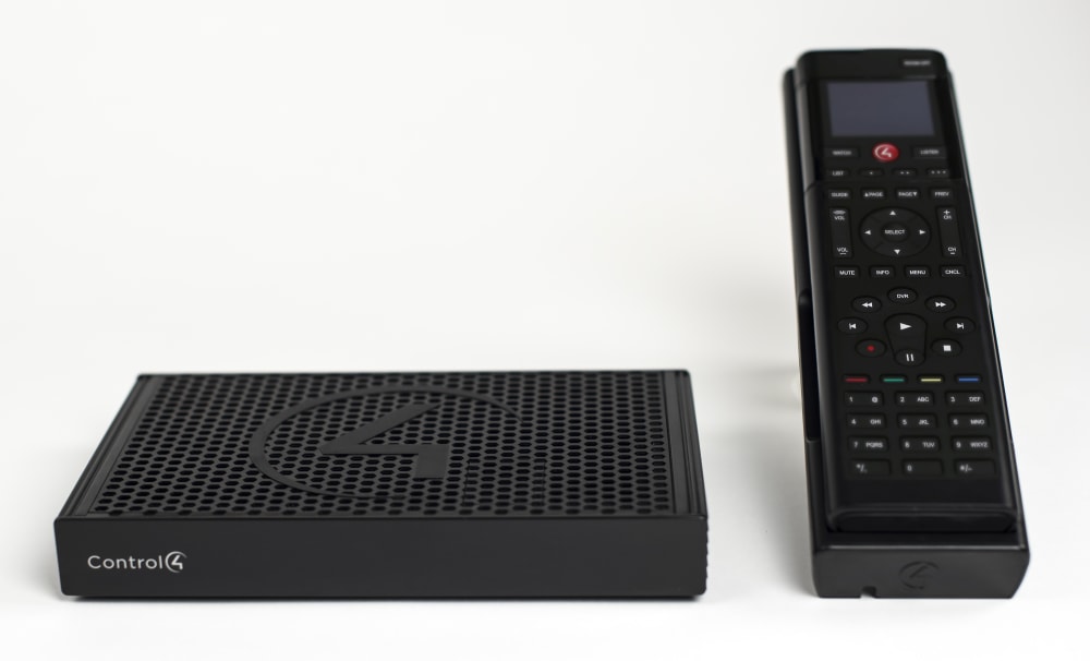 Control4® EA-1 PoE Entertainment Bundle W/Remote & Recharging Station, V2 - EOS 08.09.23