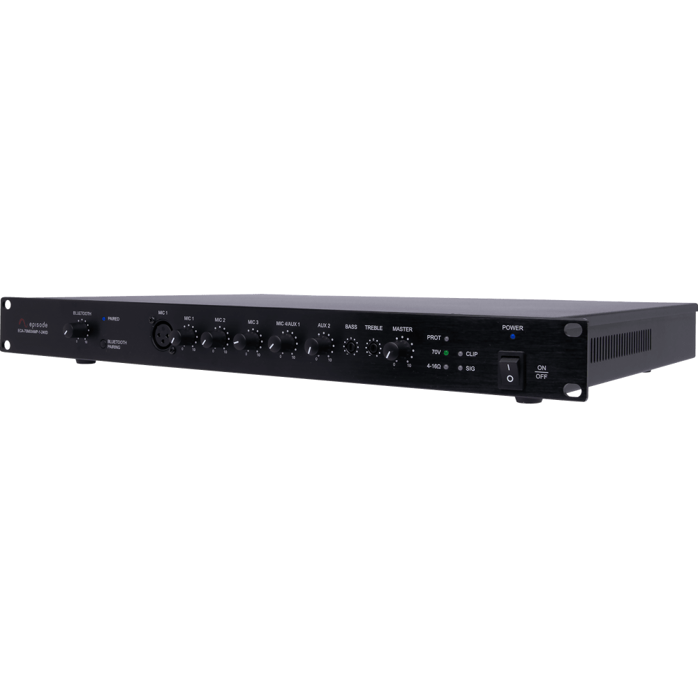Episode® 70V Class D Mixer-Amplifier with Bluetooth | 240W x 1 Channel