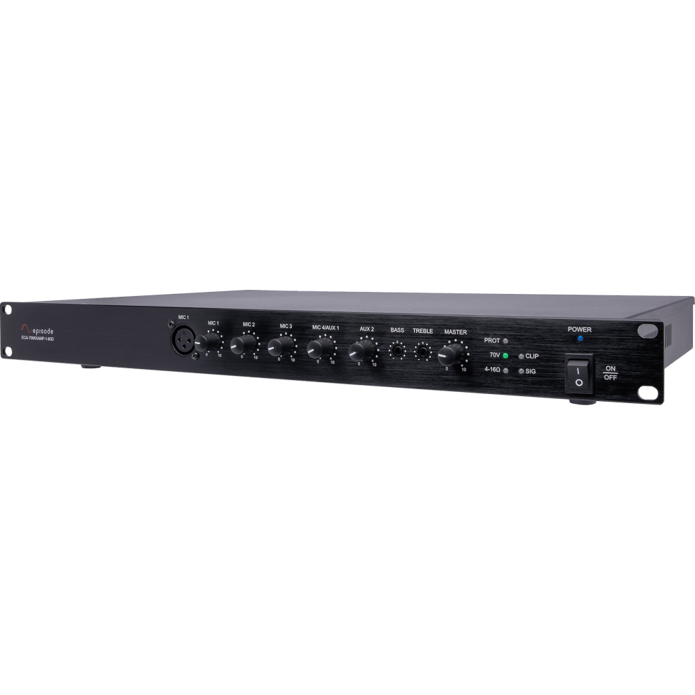 Episode® 70V Class D Mixer-Amplifier | 60W x 1 Channel