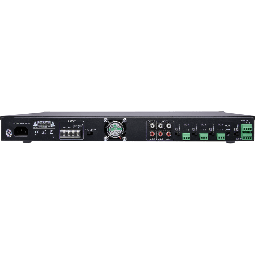 Episode® 70V Class D Mixer-Amplifier | 60W x 1 Channel